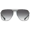 Gucci Eyewear Sunglasses & Eyewear-Gucci - Aviator Metal Sunglasses - Silver - - Avvenice