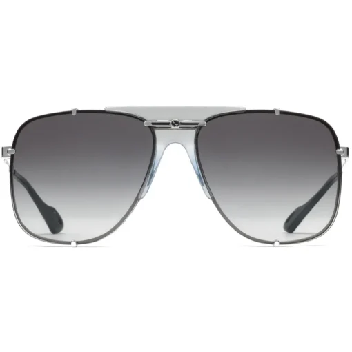 Gucci Eyewear Sunglasses & Eyewear-Gucci - Aviator Metal Sunglasses - Silver - - Avvenice