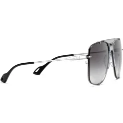 Gucci Eyewear Sunglasses & Eyewear-Gucci - Aviator Metal Sunglasses - Silver - - Avvenice