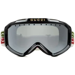 Gucci Eyewear Ski Googles-Gucci - GG Ski Mask - Black Green Red Grey - - Avvenice