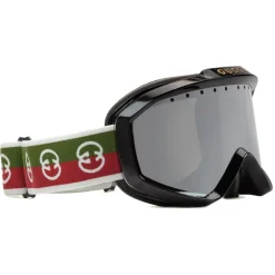 Gucci Eyewear Ski Googles-Gucci - GG Ski Mask - Black Green Red Grey - - Avvenice