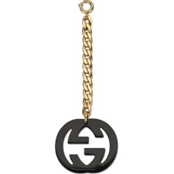 Gucci Eyewear Sunglasses & Eyewear-Gucci - Online Exclusive Square Sunglasses with Charms - Black - - Avvenice