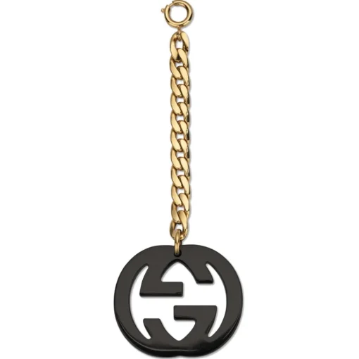 Gucci Eyewear Sunglasses & Eyewear-Gucci - Online Exclusive Square Sunglasses with Charms - Black - - Avvenice