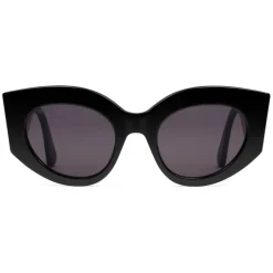 Gucci Eyewear Sunglasses & Eyewear-Gucci - Oversize Cat Eye Acetate Sunglasses - Black Acetate - - Avvenice