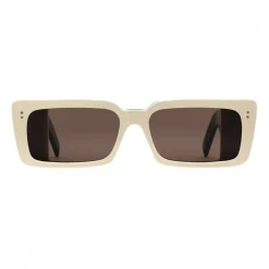 Gucci Eyewear Sunglasses & Eyewear-Gucci - Rectangular Acetate Sunglasses - White Horn Black - - Avvenice