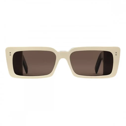 Gucci Eyewear Sunglasses & Eyewear-Gucci - Rectangular Acetate Sunglasses - White Horn Black - - Avvenice