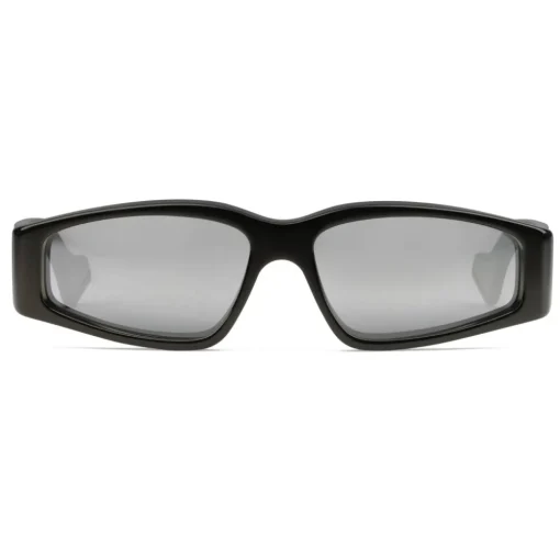 Gucci Eyewear Sunglasses & Eyewear-Gucci - Rectangular Acetate Sunglasses - Black - - Avvenice