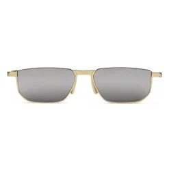 Gucci Eyewear Sunglasses & Eyewear-Gucci - Rectangular Metal Sunglasses - Gold - - Avvenice