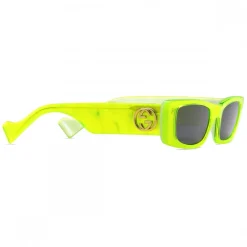 Gucci Eyewear Sunglasses & Eyewear-Gucci - Rectangular Sunglasses - Yellow Fluo - - Avvenice