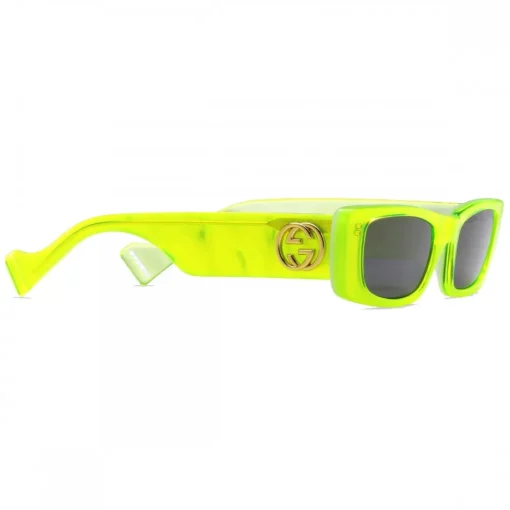 Gucci Eyewear Sunglasses & Eyewear-Gucci - Rectangular Sunglasses - Yellow Fluo - - Avvenice