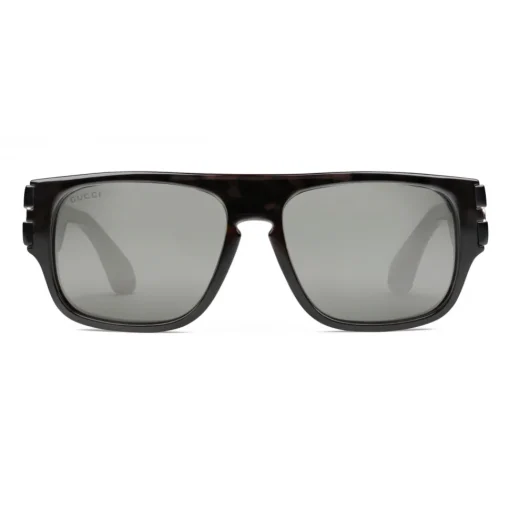 Gucci Eyewear Sunglasses & Eyewear-Gucci - Rectangular Sunglasses - Tortoiseshell - - Avvenice