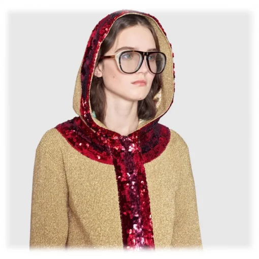Gucci Eyewear Sunglasses & Eyewear-Gucci - Round Frame Acetate Glasses - Dark Tortoiseshell - - Avvenice