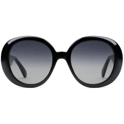 Gucci Eyewear Sunglasses & Eyewear-Gucci - Round Sunglasses with Web - Black - - Avvenice