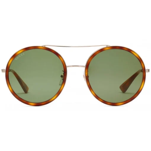 Gucci Eyewear Sunglasses & Eyewear-Gucci - Round-Frame Metal Sunglasses - Purple Enamle - - Avvenice
