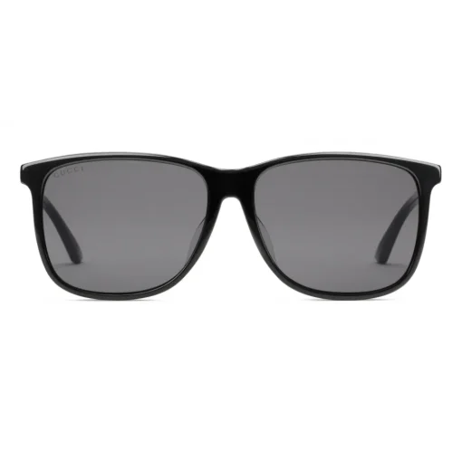 Gucci Eyewear Sunglasses & Eyewear-Gucci - Specialized Fit Rectangular-Frame Acetate - Black - - Avvenice