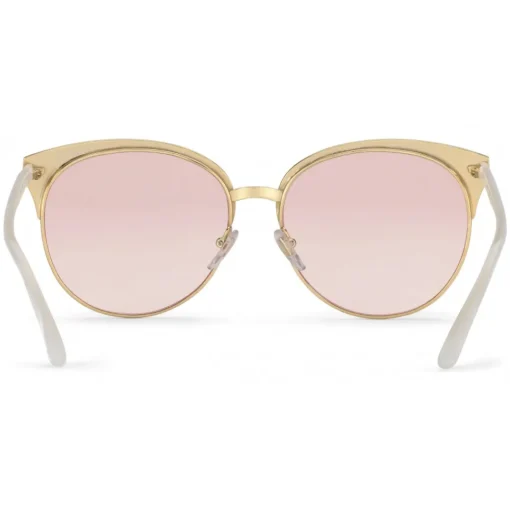 Gucci Eyewear Sunglasses & Eyewear-Gucci - Specialized Fit Round Frame Metal Sunglasses - Light Pink - - Avvenice