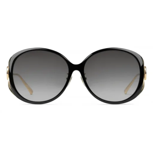Gucci Eyewear Sunglasses & Eyewear-Gucci - Specialized Fit Round-Frame Injected Sunglasses - Black - - Avvenice