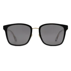 Gucci Eyewear Sunglasses & Eyewear-Gucci - Specialized Fit Square Acetate Sunglasses - Black - - Avvenice