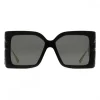 Gucci Eyewear Sunglasses & Eyewear-Gucci - Square Acetate Sunglasses - Black - - Avvenice