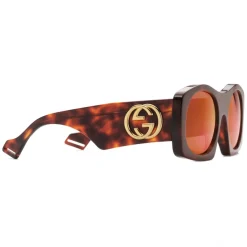 Gucci Eyewear Sunglasses & Eyewear-Gucci - Square Acetate Sunglasses - Turtle Twill - - Avvenice