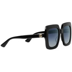 Gucci Eyewear Sunglasses & Eyewear-Gucci - Square Acetate Sunglasses - Black Acetate - - Avvenice