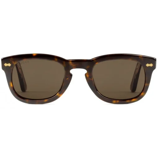 Gucci Eyewear Sunglasses & Eyewear-Gucci - Square Acetate Sunglasses - Turtle Acetate - - Avvenice
