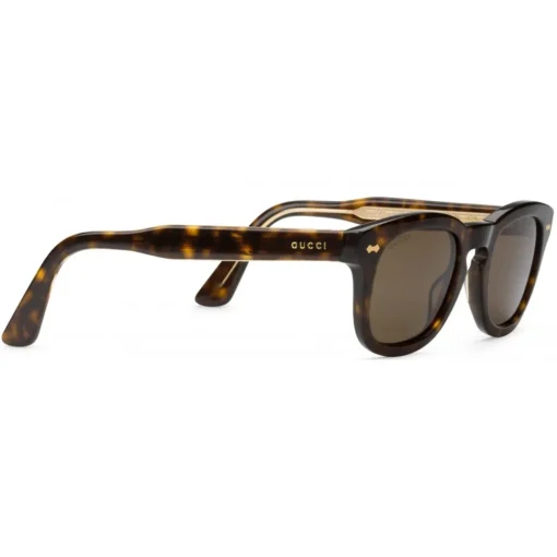 Gucci Eyewear Sunglasses & Eyewear-Gucci - Square Acetate Sunglasses - Turtle Acetate - - Avvenice