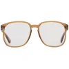 Gucci Eyewear Sunglasses & Eyewear-Gucci - Square Frame Acetate Glasses - Transparent Amber Acetate - - Avvenice