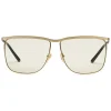 Gucci Eyewear Sunglasses & Eyewear-Gucci - Square-Frame Sunglasses - Gold - - Avvenice