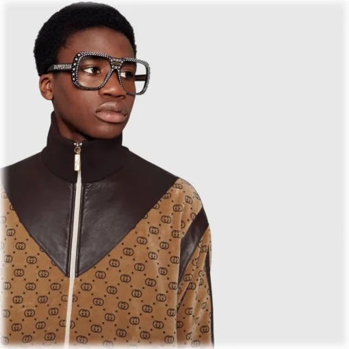 Gucci Eyewear Sunglasses & Eyewear-Gucci - Sunglasses Gucci-Dapper Dan - Black with Crystals - - Avvenice