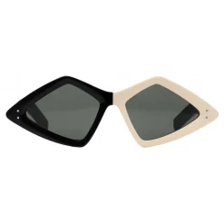 Gucci Eyewear Sunglasses & Eyewear-Gucci - Sunglasses with Diamond Frame - Bicolor - - Avvenice