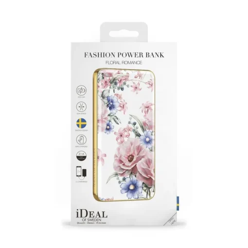 iDeal of Sweden Accessories-- Fashion Power Bank - Floral Romance - iPhone Samsung Sony - New Fashion Collection - Avvenice