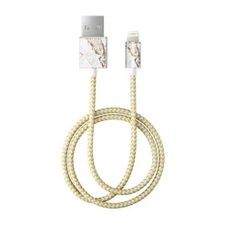iDeal of Sweden Accessories-- Fashion Cable - Carrara Gold - iPhone - Apple - Lightning MFI Certified by Apple - New Fashion Collection - Avvenice