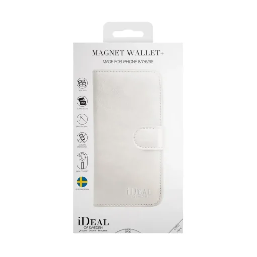iDeal of Sweden Case-- Magnet Wallet Cover - White - iPhone XS Max - iPhone Case - New Fashion Collection - Avvenice