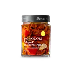 Il Bottaccio Preserved Foods-- Dried Tomatoes Seasoned in Extra Virgin Olive Oil - Italian - High Quality - 280 gr - Avvenice