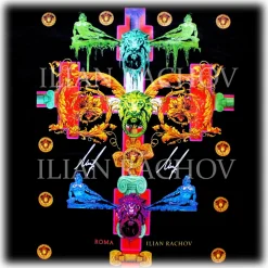 Ilian Rachov T-shirt-- Lion Cross T-Shirt - Baroque - T-Shirt - Luxury High Quality - Avvenice