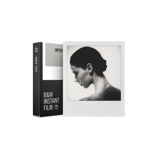 Impossible Polaroid Photo & Video-- B & W Film for 600 - White Frame - Film for Polaroid 600 Type and Impossible I-1 - Instant Films - Avvenice