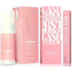 Instalash Make Up-- Lash Growth Pack 3: Mascara with Eyelash Serum, Eyelash Serum and Lash & Face Foam - Eyes - Professional Make Up - Avvenice