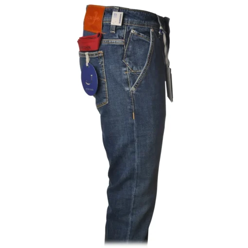 Jacob Coh\u00ebn Trousers-Jacob Cohën - Chinos Jeans Slim Fit - Denim - Trousers - Made in Italy - Luxury Exclusive Collection - Avvenice