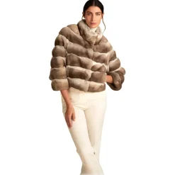 Jade Montenapoleone Jackets-- Annette Jacket - Fur Coat - Luxury Exclusive Collection - Avvenice