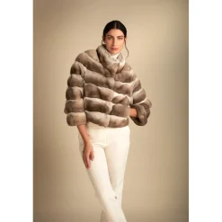 Jade Montenapoleone Jackets-- Annette Jacket - Fur Coat - Luxury Exclusive Collection - Avvenice