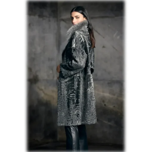 Jade Montenapoleone Jackets-- Astrakhan Darlin Fur - Fur Coat - Luxury Exclusive Collection - Avvenice