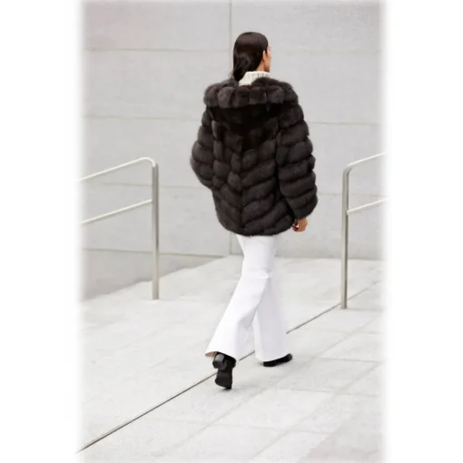 Jade Montenapoleone Jackets-- Megan Sable Fur - Fur Coat - Luxury Exclusive Collection - Avvenice