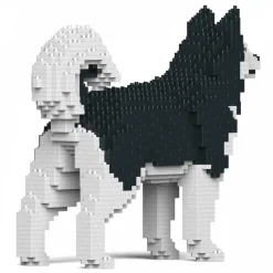 Jekca Games-- Alaskan Malamute 01S-M01 - Lego - Sculpture - Construction - 4D - Brick Animals - Toys - Avvenice