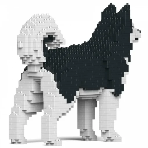 Jekca Games-- Alaskan Malamute 01S-M01 - Lego - Sculpture - Construction - 4D - Brick Animals - Toys - Avvenice