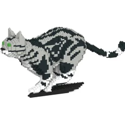 Jekca Games-- American Shorthair Cat 06S-M01 - Lego - Sculpture - Construction - 4D - Brick Animals - Toys - Avvenice