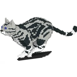 Jekca Games-- American Shorthair Cat 06S-M01 - Lego - Sculpture - Construction - 4D - Brick Animals - Toys - Avvenice