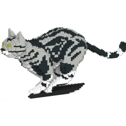 Jekca Games-- American Shorthair Cat 06S-M01 - Lego - Sculpture - Construction - 4D - Brick Animals - Toys - Avvenice