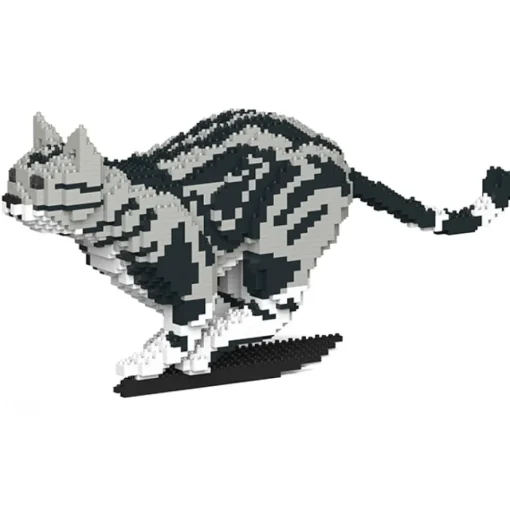 Jekca Games-- American Shorthair Cat 06S-M01 - Lego - Sculpture - Construction - 4D - Brick Animals - Toys - Avvenice