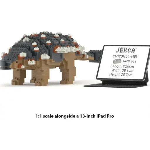 Jekca Games-- Ankylosaurus 01-M01 - Big - Lego - Sculpture - Construction - 4D - Brick Animals - Toys - Avvenice